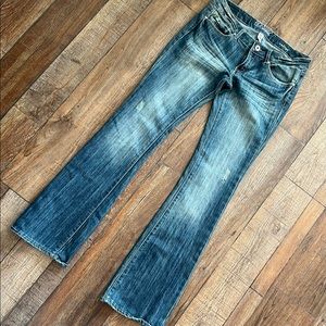 Vintage Y2K Bootcut Distressed Jeans